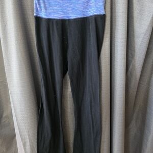 Blue and Black Yoga Pants